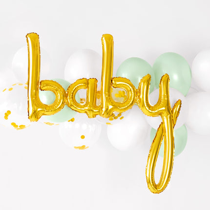 Buchstaben Ballon Set Mädchen Gold Leer 75,5cm