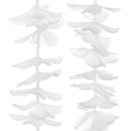 Weiße Girlande Blumen 1,8m