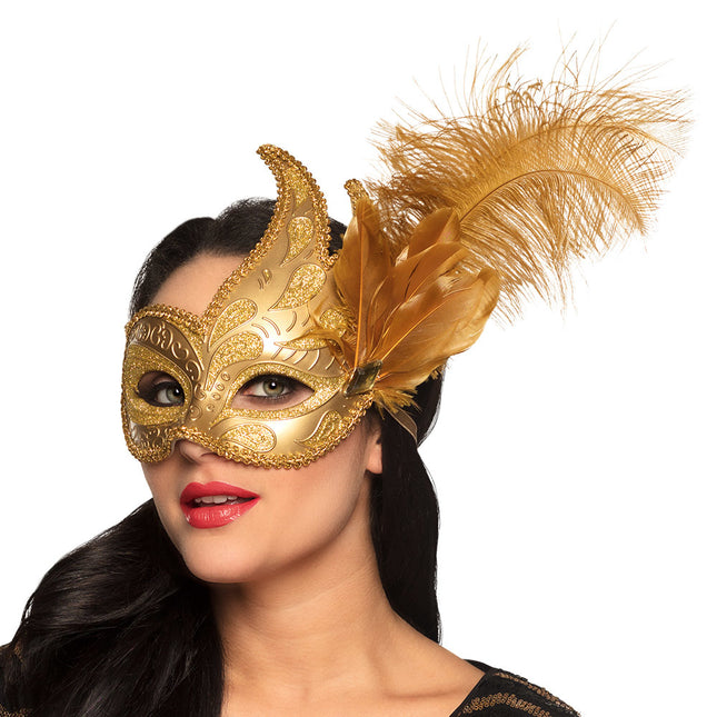 Augenmaske Venedig Prezioso Gold