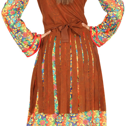 Hippie 60S Blumenkostüm für Frauen