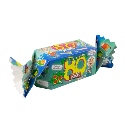 Geschenkbox 80 Jahre 26cm
