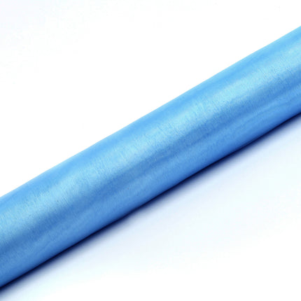 Hellblauer Organza-Stoff 36cm 9m