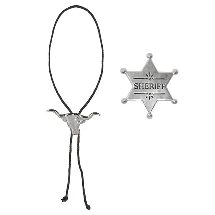 Abzeichen und Kette des Sheriffs