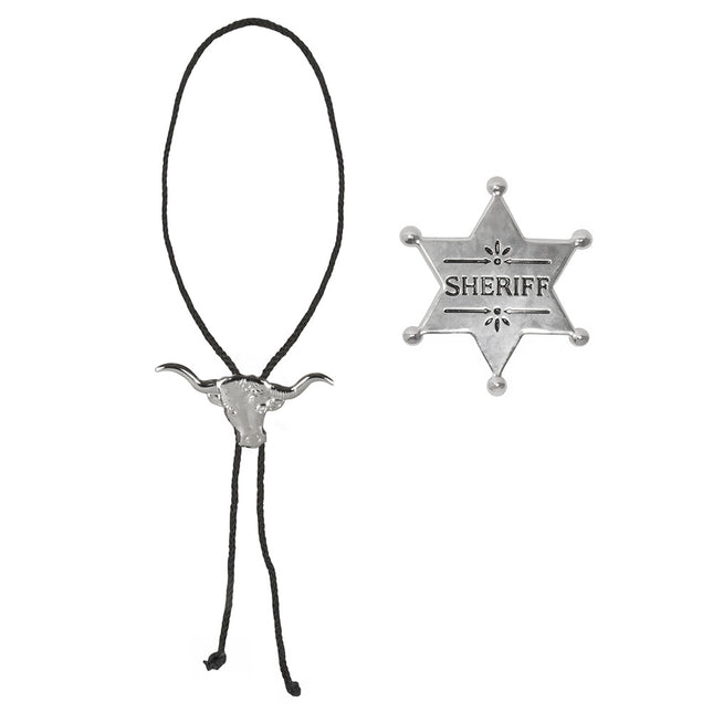 Abzeichen und Kette des Sheriffs