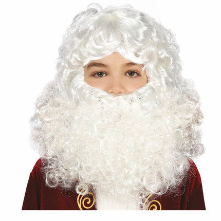 Weihnachtsmann Perücke Kind 2 Stück