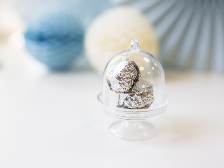 Cupcake-Ständer Mini mit Deckel Transparent 7,5cm 3pcs