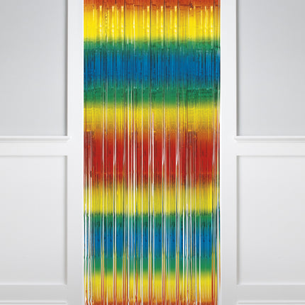 Regenbogen Türvorhang 2m