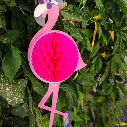 Hawaii Honigwabe Flamingo 58cm