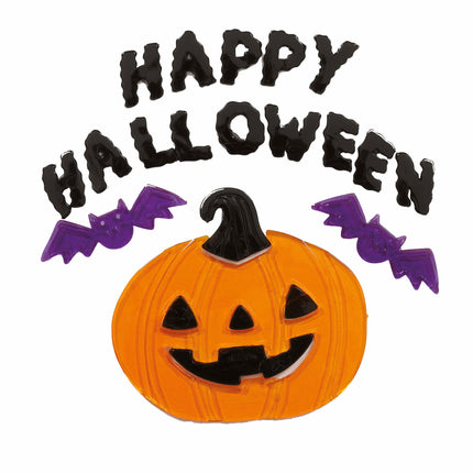 Halloween Fensterdekoration Happy Halloween
