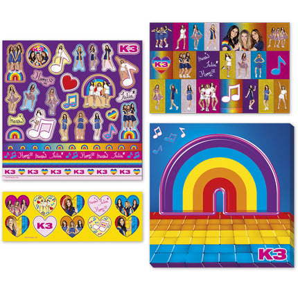 K3 Aufkleber Set