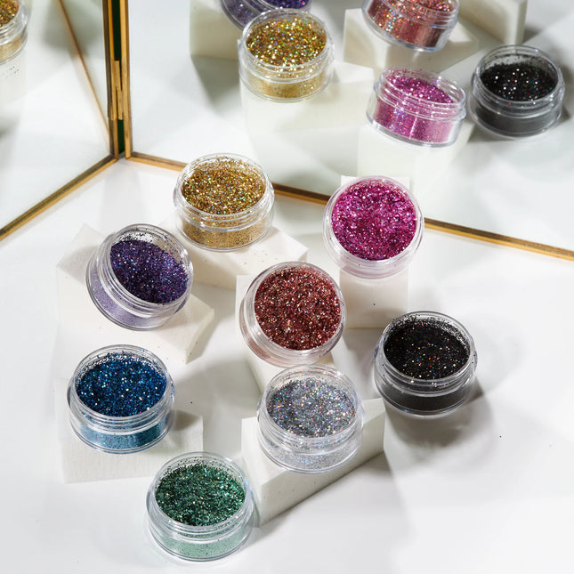 Moon Glitter Holographic Glitter Shakers Blau 5g