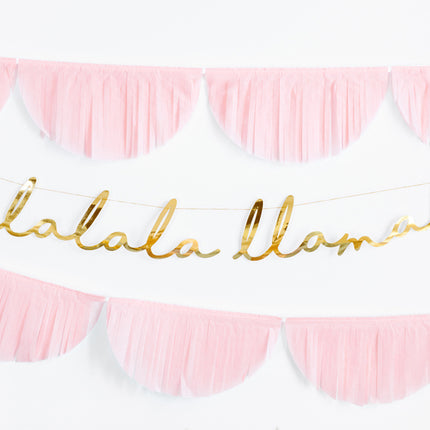 Banner Lalala Llama Gold 82cm