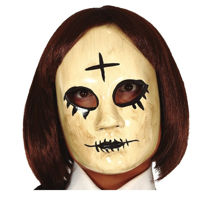 Halloween Maske Kreuz