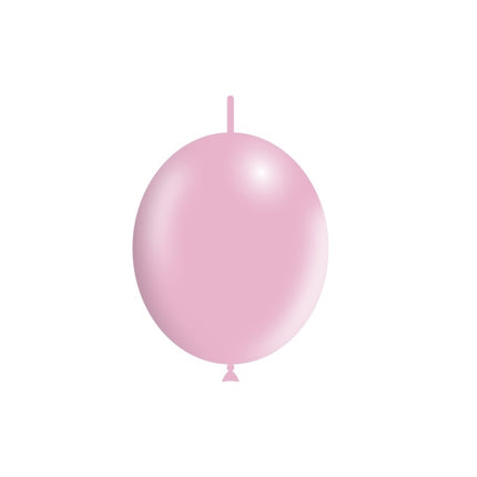 Hellrosa Knopfballons 30cm 50Stück