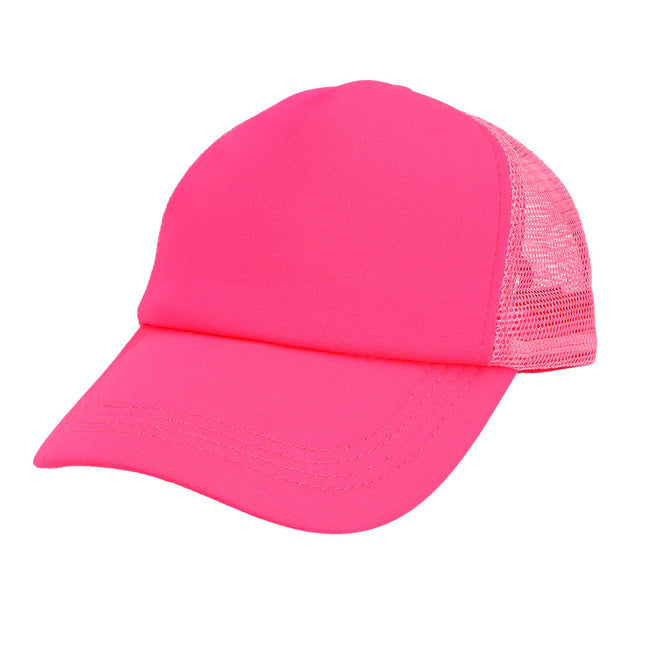 Neon Rosa Kappe Einstellbar
