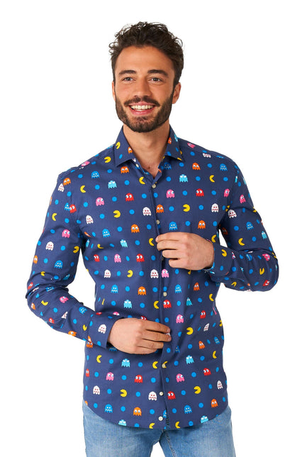 Pixel PAC-MAN Shirt Männer OppoSuits