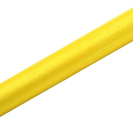 Gelber Organza-Stoff 36cm 9m