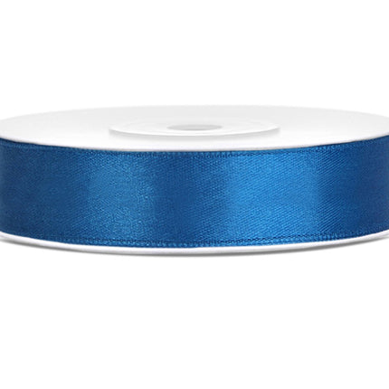Satinband Blau 12mm 25m
