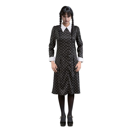 Kostüm Mittwoch Kleid Schwarz
