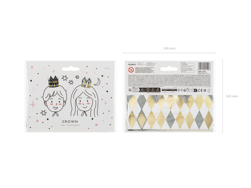 Krone Papier 11cm 2Stk