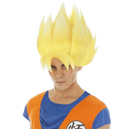 Goku Saiyan Perücke Gelb Dragon Ball Z