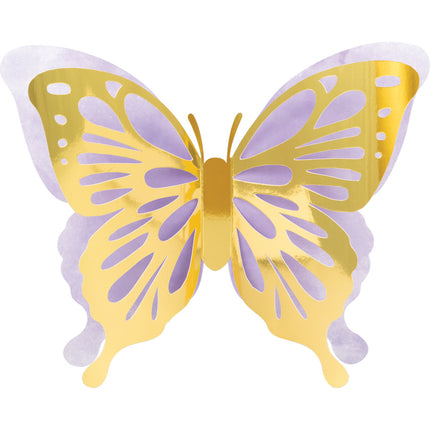 Schmetterling Wanddekoration 3tlg.
