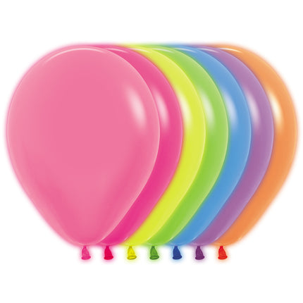 Ballons Neon Mix 23cm 50Stk