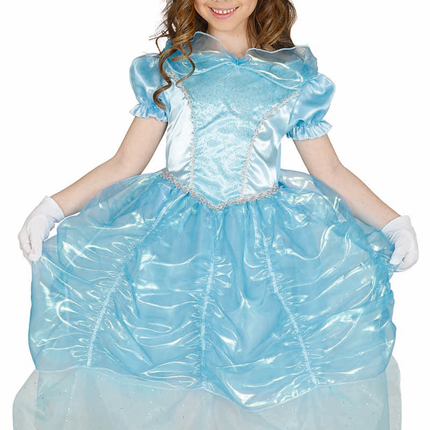 Prinzessinnen Kleid Blau Kind