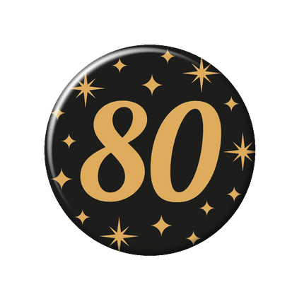 80 Jahre Button