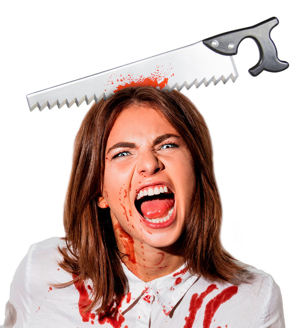 Halloween Haarband Falsche Säge