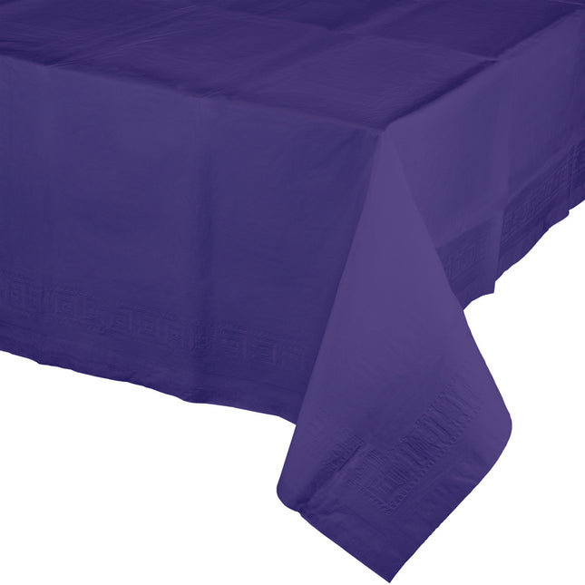 Lila Tischtuch Plastik 2,74m