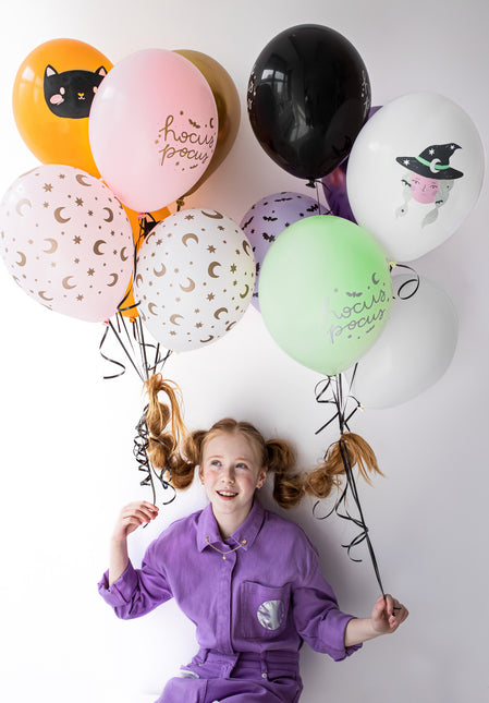 Bunte Halloween Ballons 30cm 50Stück