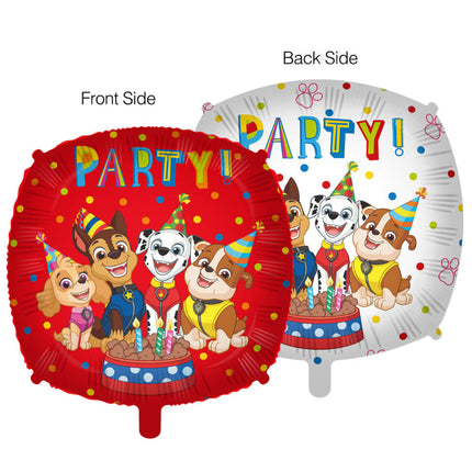 Paw Patrol Helium Ballon Party Doppelseitig Leer 46cm