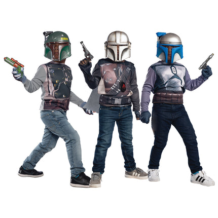 Star Wars Kopfgeldjäger Kostüm Set 19 Teile