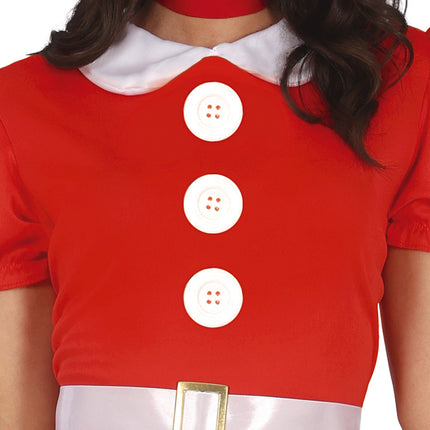 Minnie Maus Kostüm Rot Weiß Damen