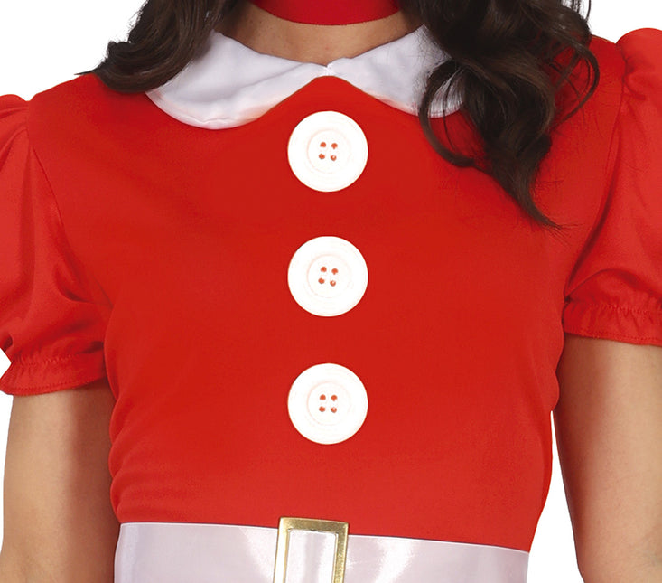 Minnie Maus Kostüm Rot Weiß Damen