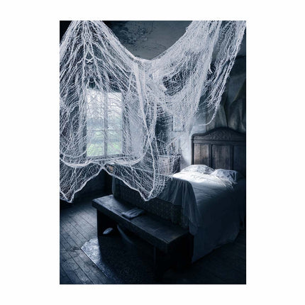Spinnennetz Weiß 2,28 m