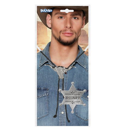 Abzeichen und Kette des Sheriffs