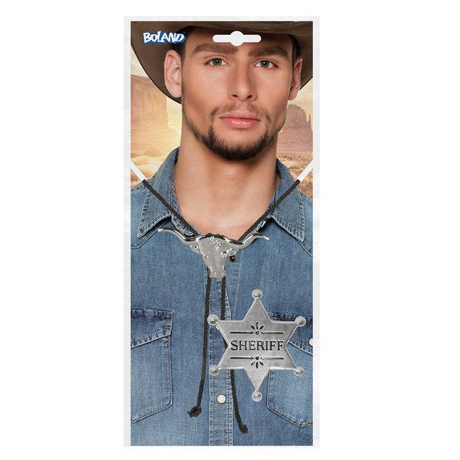 Abzeichen und Kette des Sheriffs