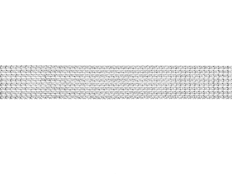 Silbernes Klebeband Glitter 9m