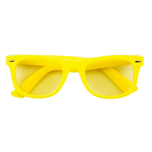Neongelbe Partybrille