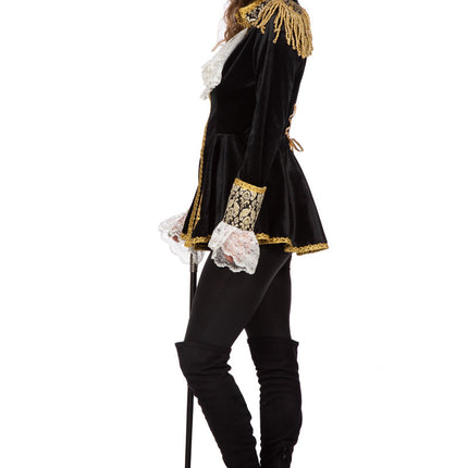 Marquise Jacke Schwarz Gold Damen