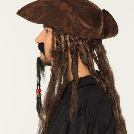 Piraten Schnurrbart Set 2 Stück