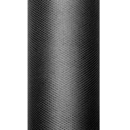 Schwarze Tüllrolle 30cm 9m