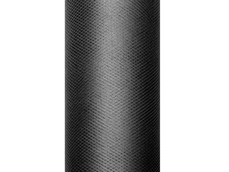 Schwarze Tüllrolle 30cm 9m
