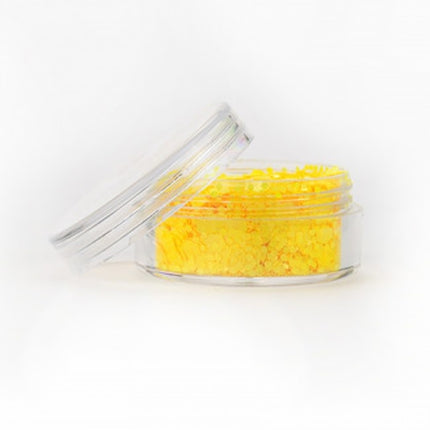 Gelb glitzert