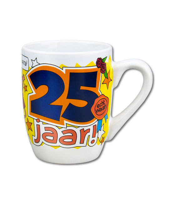 Becher 25 Jahre 12cm