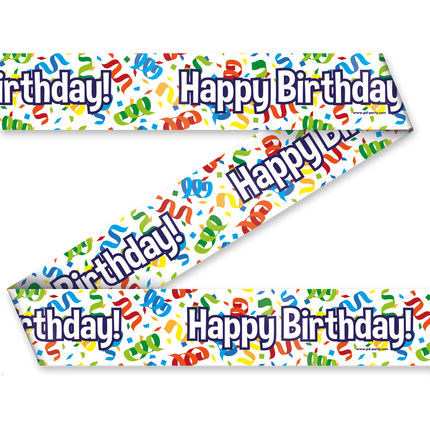 Absperrband Happy Birthday 1,2m