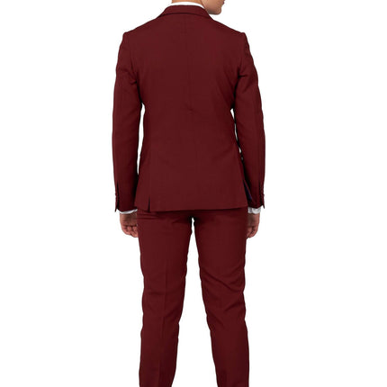 Bordeauxroter Anzug Junge Teen <tc>OppoSuits</tc>