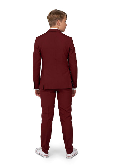 Bordeauxroter Anzug Junge Teen <tc>OppoSuits</tc>